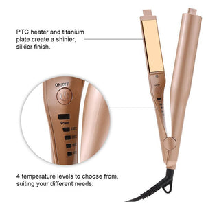 2-in-1 Curling and Straightening Iron