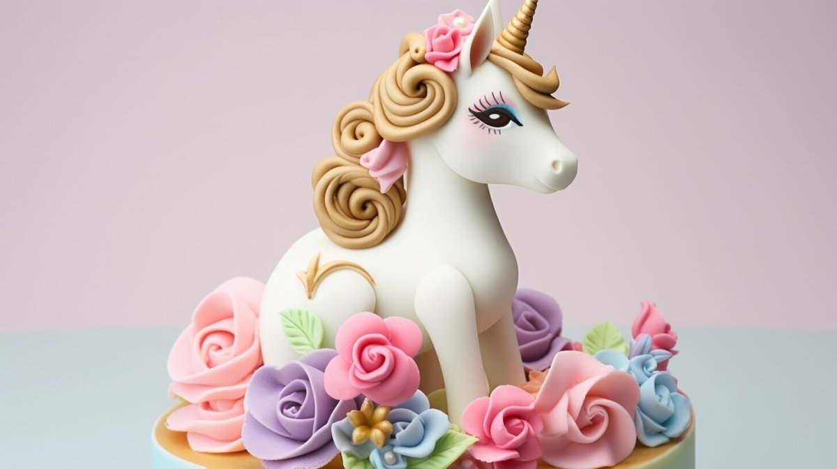 Adorable Unicorn Cake Topper - Add a Magical Touch to Your Celebration!