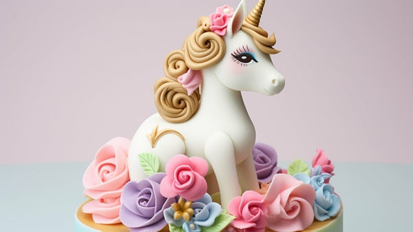 Adorable Unicorn Cake Topper - Add a Magical Touch to Your Celebration! - Foxy Beauty