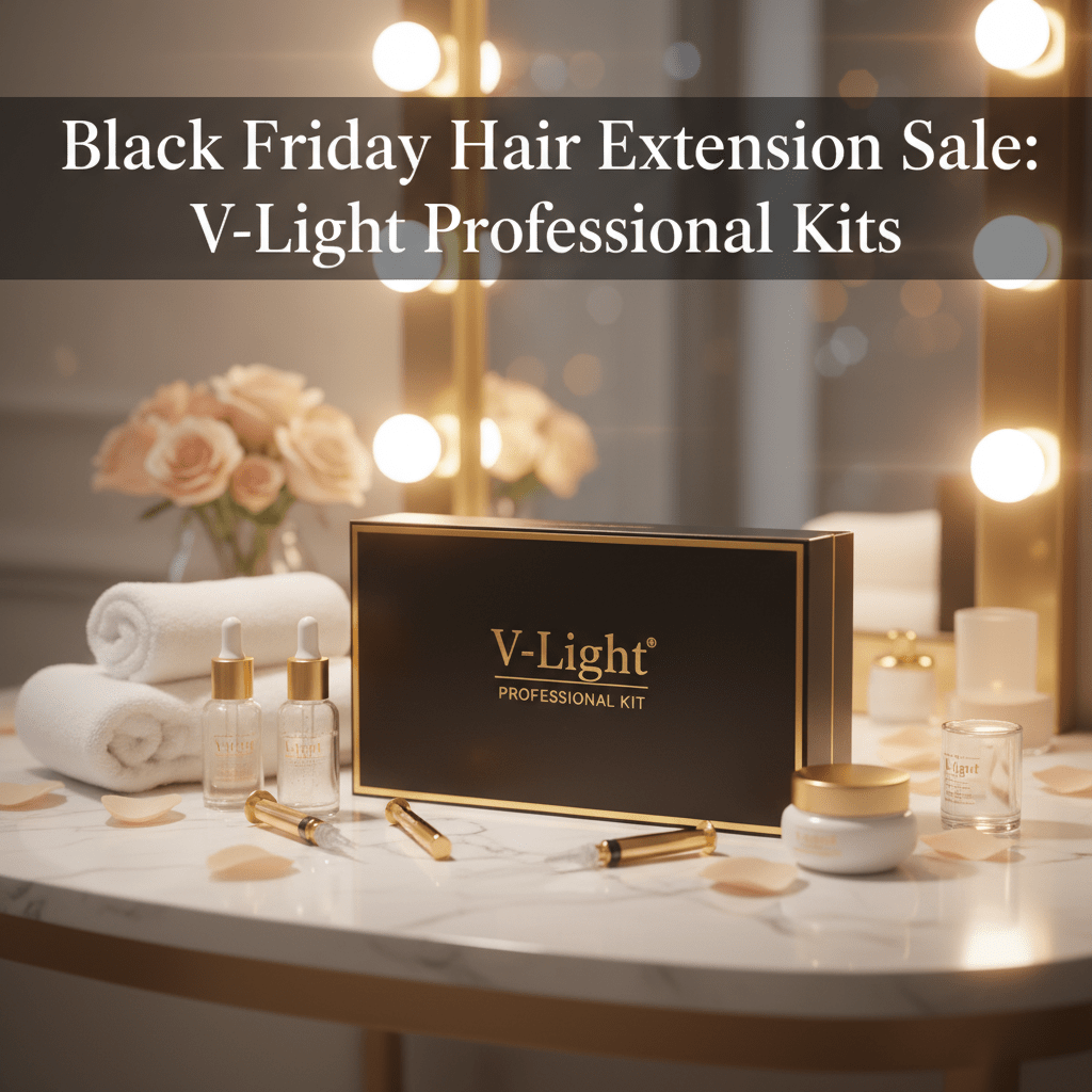 Black Friday Hair Extension Sale: V-Light Professional Kits