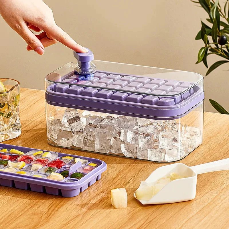 Get Hassle-Free Ice Cubes with Our One-Click Ice Cube Tray