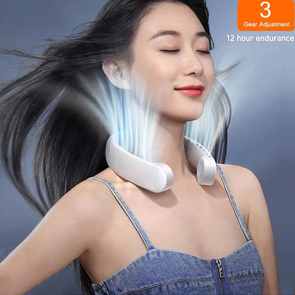 Portable Neck Fan: Stay Cool and Comfortable Anywhere - Foxy Beauty