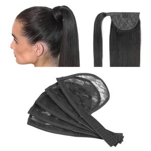 Velcro ponytail base/net