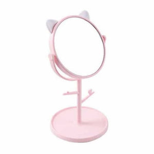 Kitty Cosmetic Mirror - Pink_0