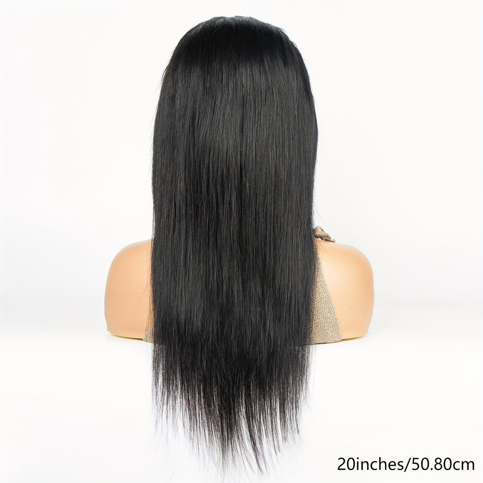 200% Density Long Straight Brazilian Human Hair Wig