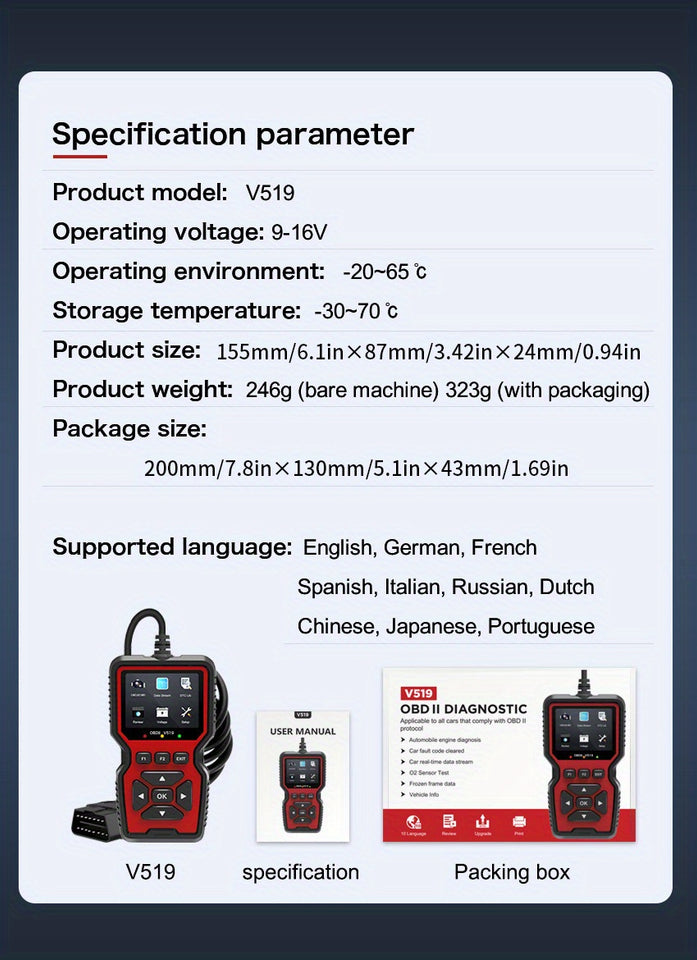 Advanced Car Diagnostic Scanner