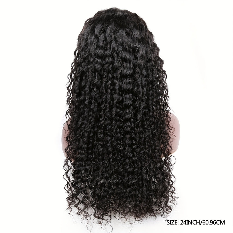 Human Hair Wig - Long Water Wave