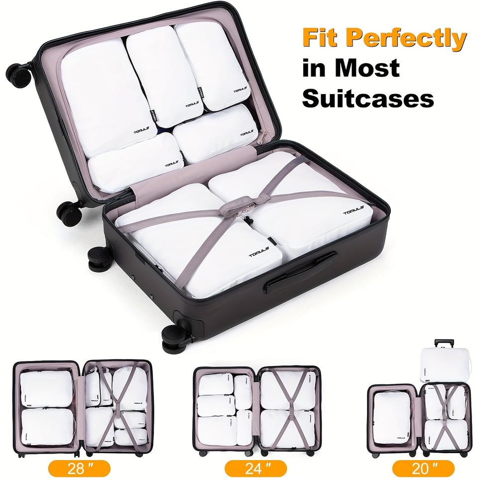 8-Piece Compression Packing Cubes