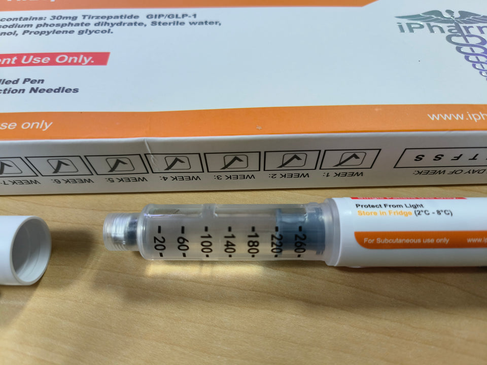 Tirzepatide South Africa. Mounjaro Pen - IPHARMA TIRZEPATIDE 30MG