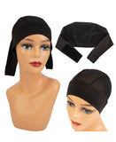 Mesh head band wig cap