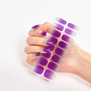 semicured gel nail stickers