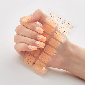 Semi-Cured Gel Nail Art Stickers