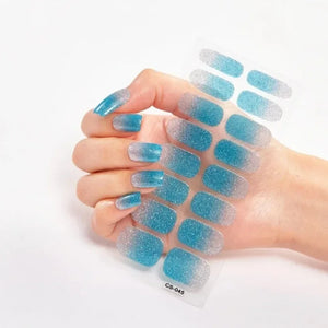 semi cured gel nail stickers