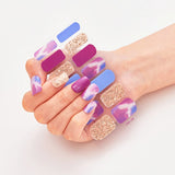 gel nail stickers multi color