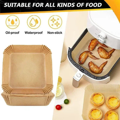 Air Fryer Liners - Non-Stick, Disposable - Foxy Beauty