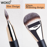 Angled Flat Top Makeup Foundation Brush