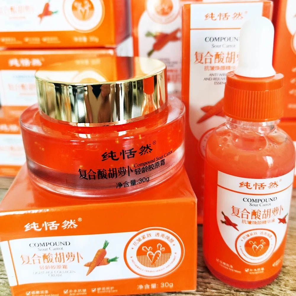 Carrot Facial Care Set, Anti-Aging Whitening