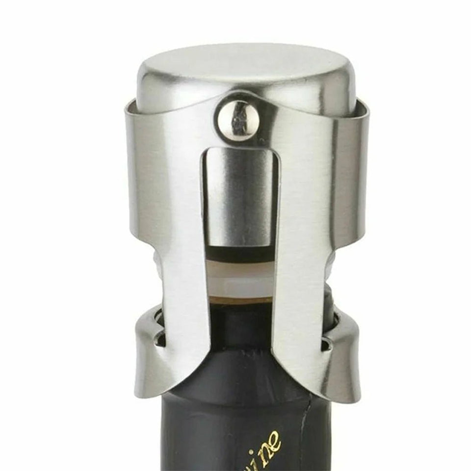 Champagne Bottle Stopper - Stainless Steel