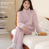 Cozy Coral Fleece Women's Pajamas Set