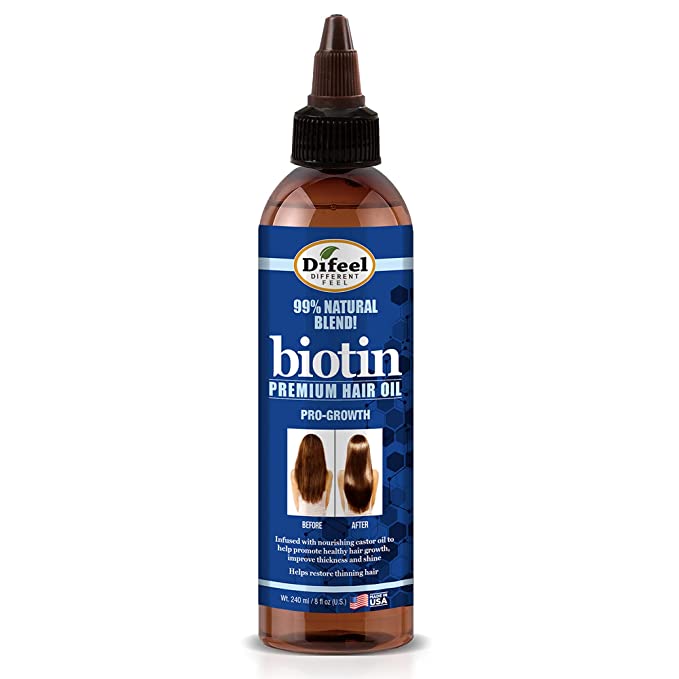 Difeel Biotin Pro - growth Premium Hair Oil 8 oz.