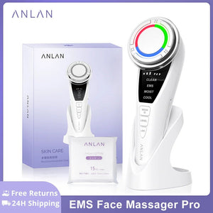 EMS Face Massager - Lift, Light Therapy, Wrinkle Removal