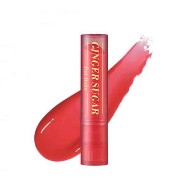 Etude Ginger Sugar Lip Tinting Balm Humming Red