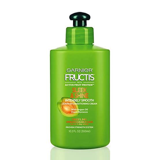 Fructis, Sleek & Shine, Intensely Smooth Leave - In Conditioning Cream