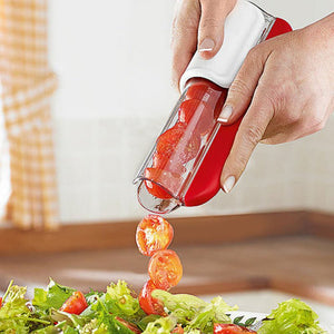 Grape Slicer: ZIP Tomato and Grape Cutter for Quick Salad Prep