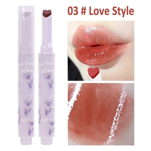 Heart Jelly Lipstick Waterproof Moisturizing Gloss