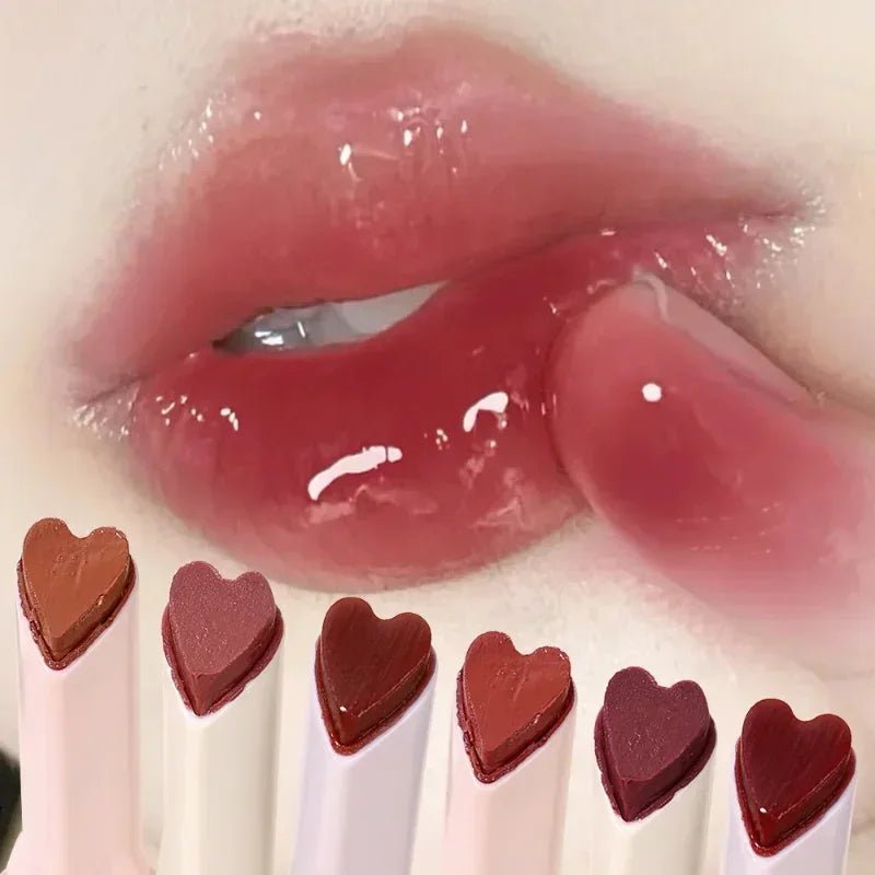 Heart Jelly Lipstick Waterproof Moisturizing Gloss