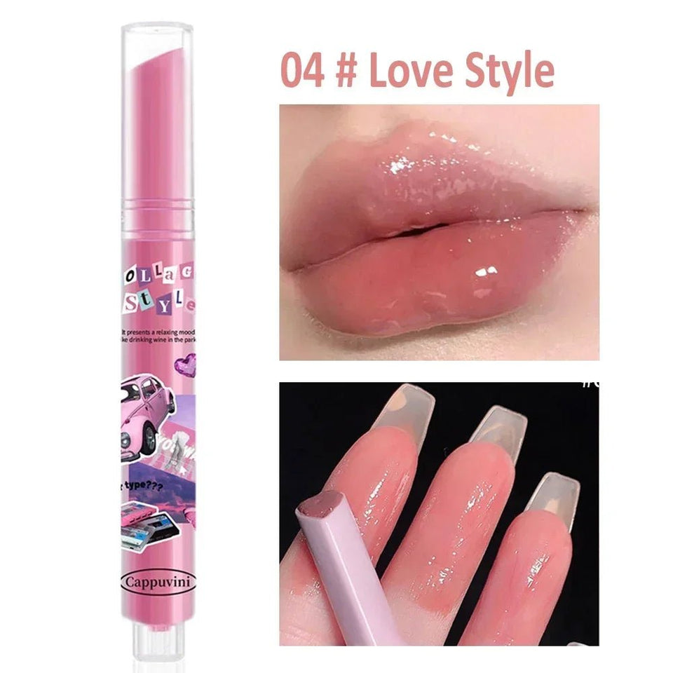 Heart Jelly Lipstick Waterproof Moisturizing Gloss