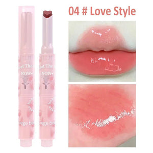 Heart Jelly Lipstick Waterproof Moisturizing Gloss