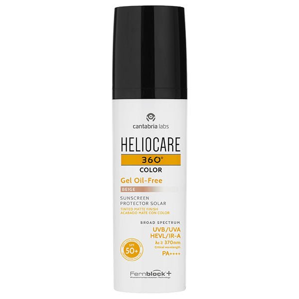 Heliocare 360 Color Gel Oil - Free SPF 50+ – Beige