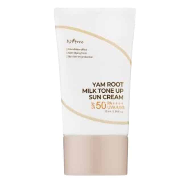 Isntree Yam Root Milk Tone Up Sun Cream SPF50+ PA++++