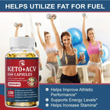 Keto+ACV Metabolism Support Capsules 60/120
