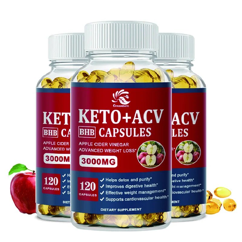 Keto+ACV Metabolism Support Capsules 60/120