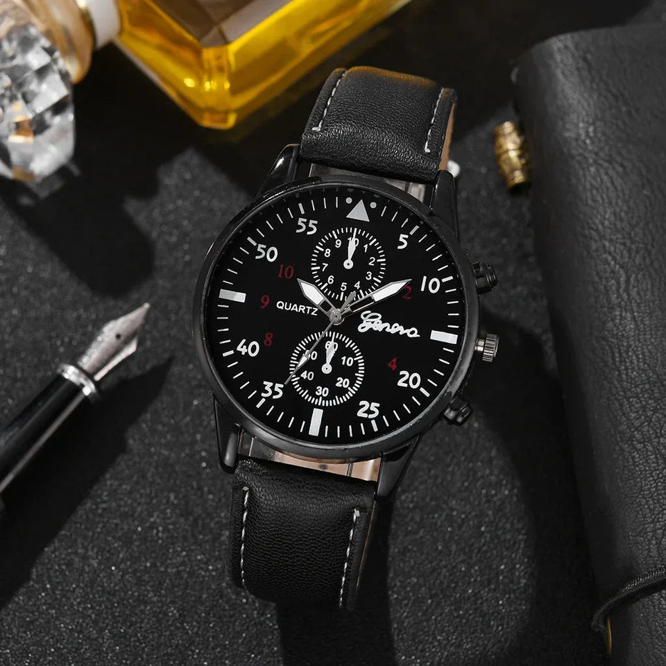 Luxury Men's Quartz Watches Gift Set