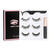 Magnetic Eyelashes Set with Tweezers Waterproof