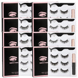 Magnetic Eyelashes Set with Tweezers Waterproof