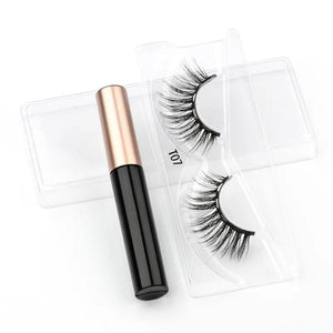 Magnetic Eyelashes Set with Tweezers Waterproof