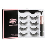 Magnetic Eyelashes Set with Tweezers Waterproof