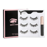 Magnetic Eyelashes Set with Tweezers Waterproof