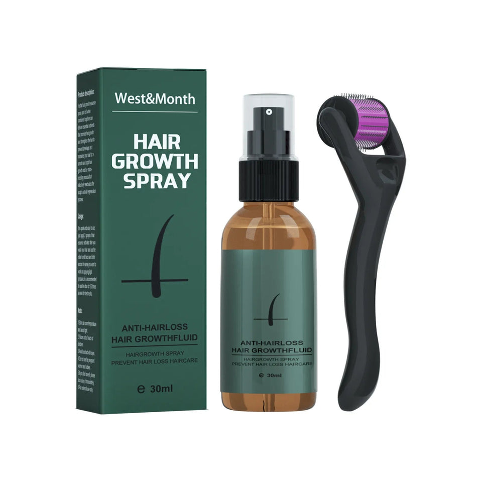 Men's Beard Growth Roller & Oil Kit