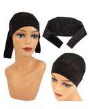 Mesh head band wig cap