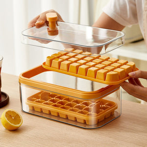 One Click Ice Cube Tray