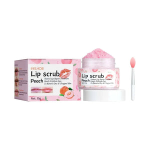 Peach Lip Scrub: Exfoliating & Moisturizing