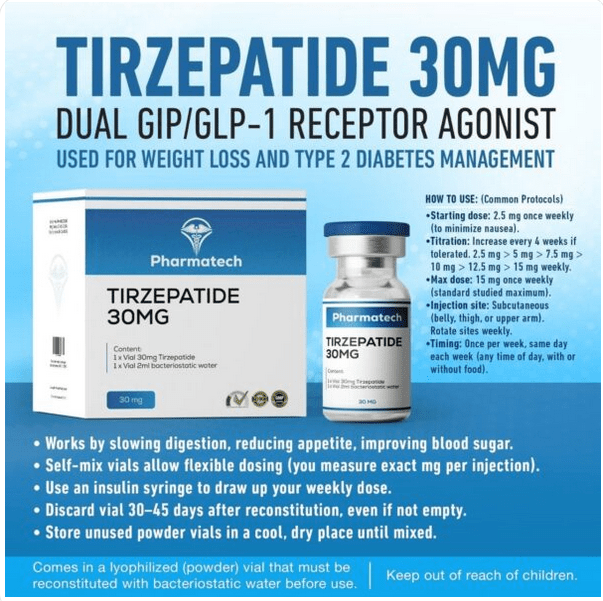 Pharmatech Tirzepatide 30mg