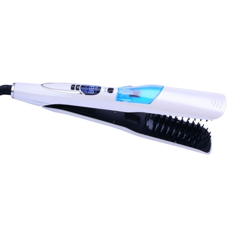 Professional Steam Flat Iron Hair Straightener Comb