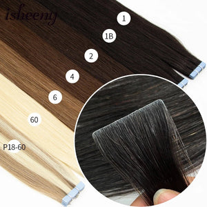 PU Skin Weft Tape Hair Extensions - Foxy Beauty