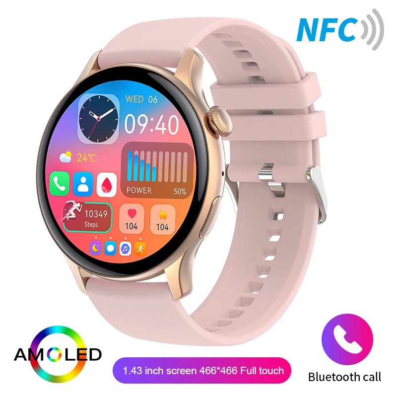 Smartwatch 2024 NFC Bluetooth Waterproof Health